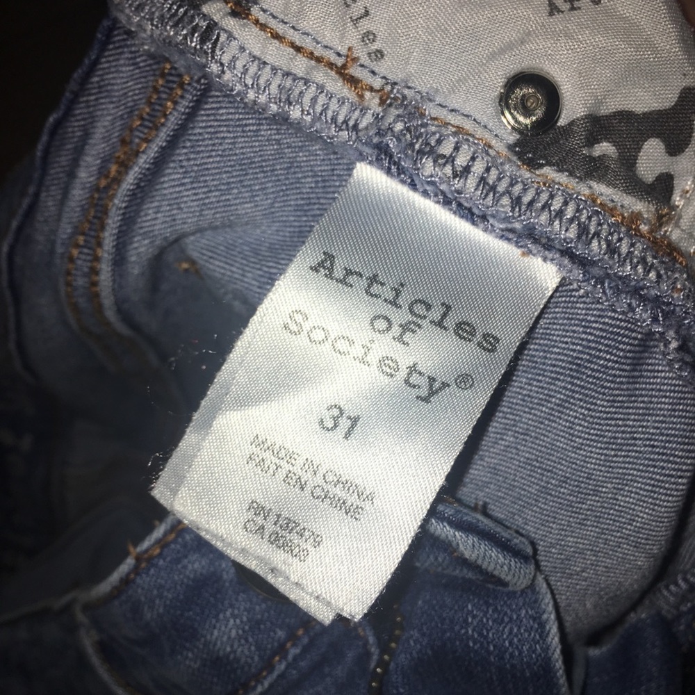 Articles of society “faith” flare jean